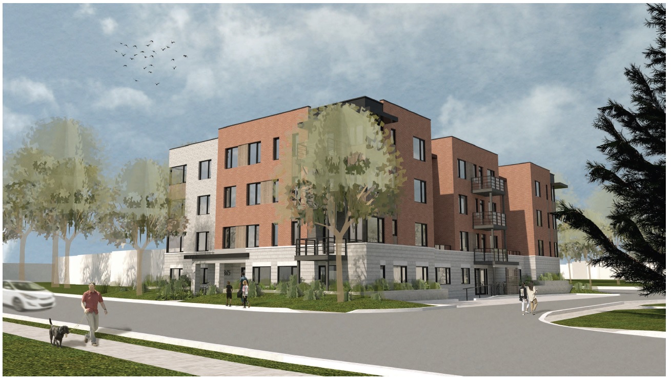 Rendering of Hollyer House